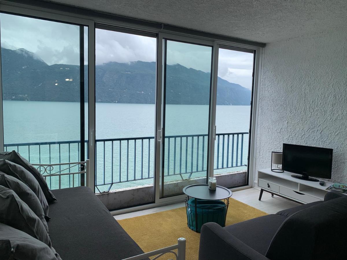 Le Lamartine, Vue Magnifique Face Au Lac Du Bourget Aix-les-Bains Luaran gambar